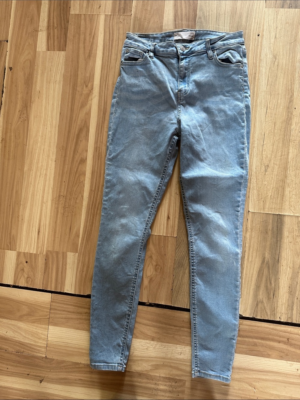 Ardene Light Blue Skinny Jeans - High Rise